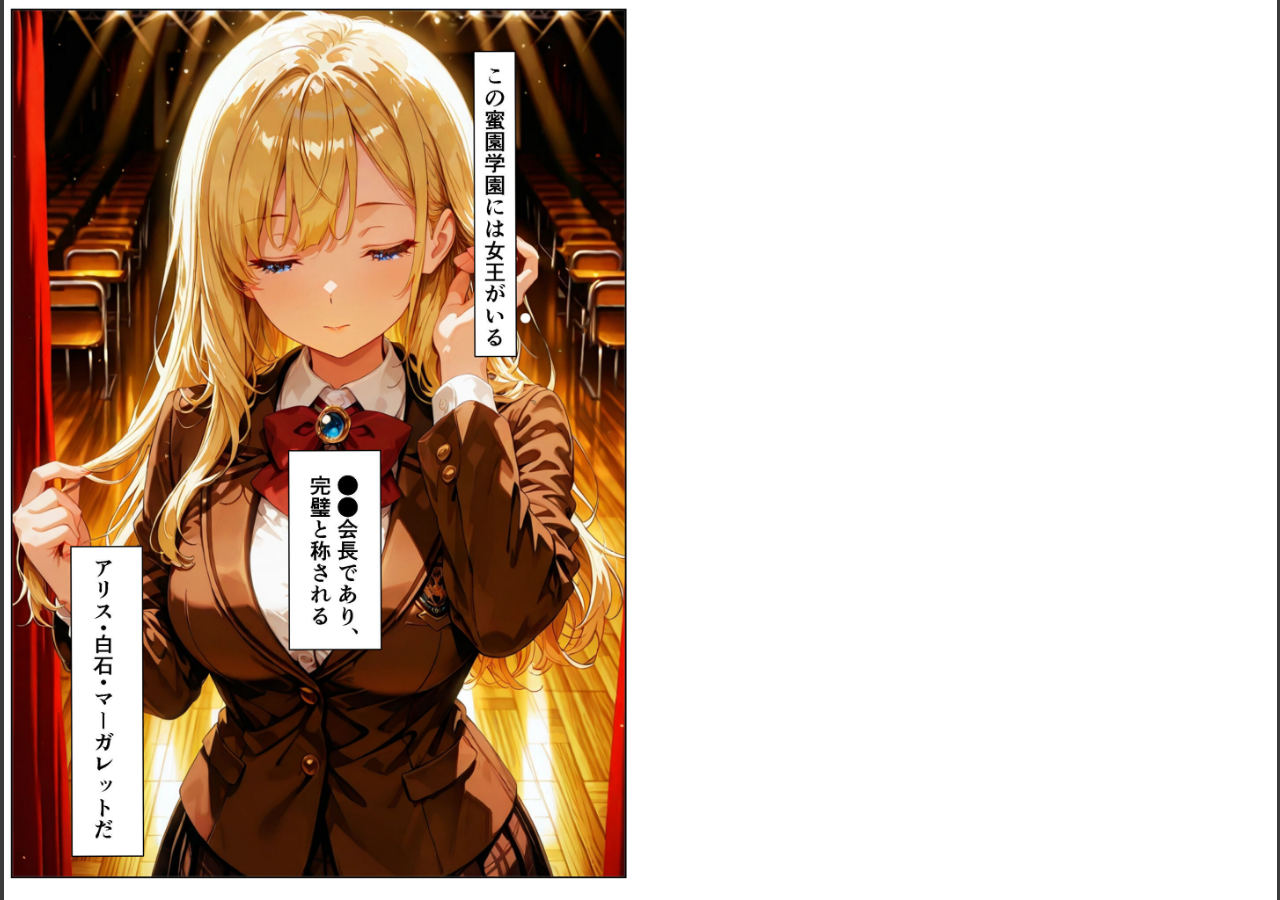 試し読み 2ページ