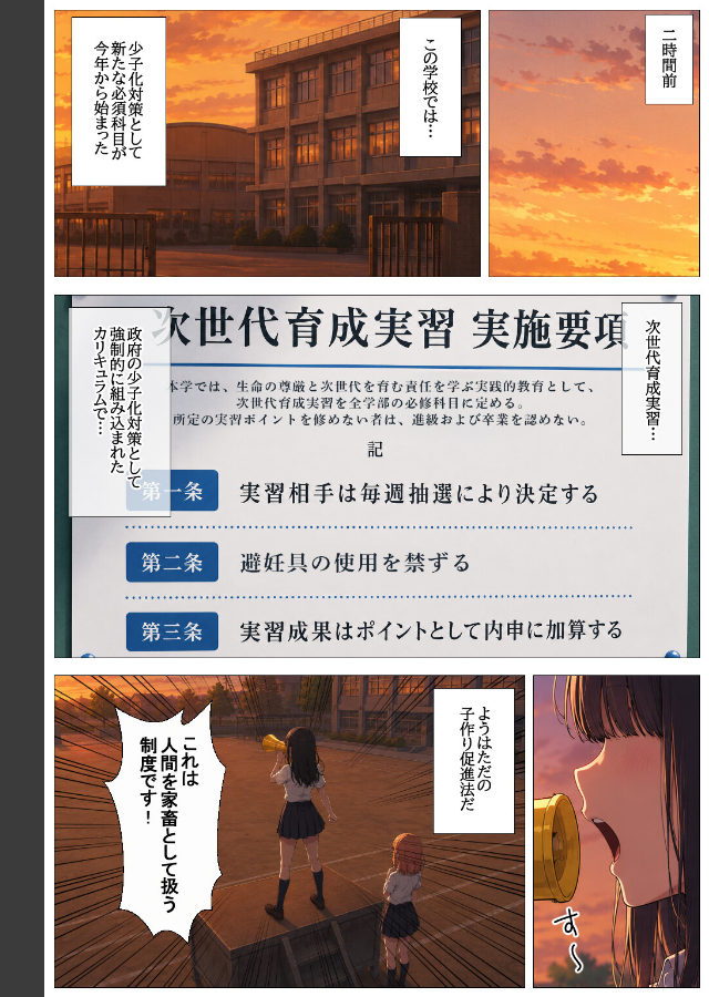 試し読み 1ページ
